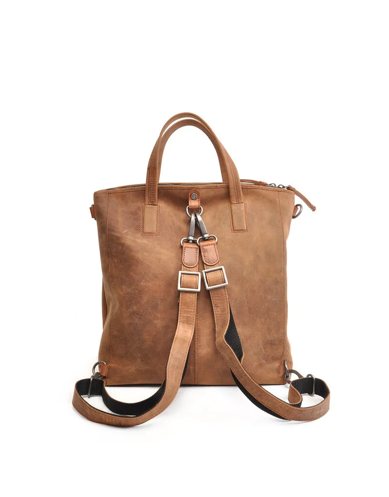 13 Zoll Leder Shopper Rucksack