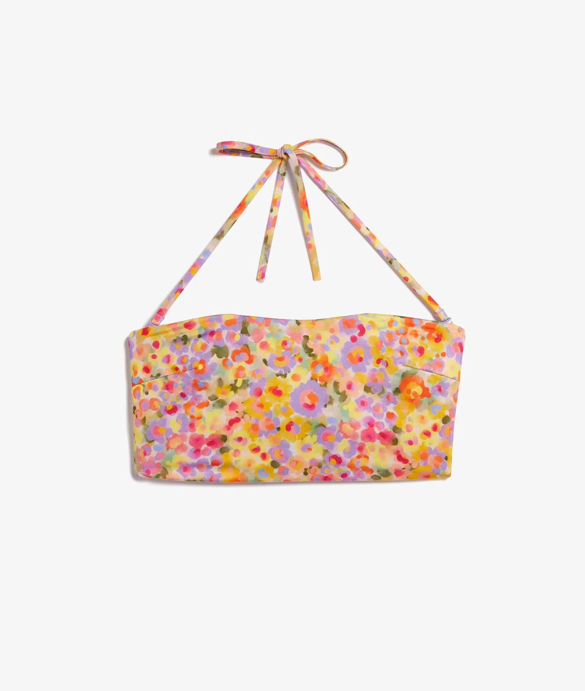 Bikini-top - bandeau zum binden POLYESTER