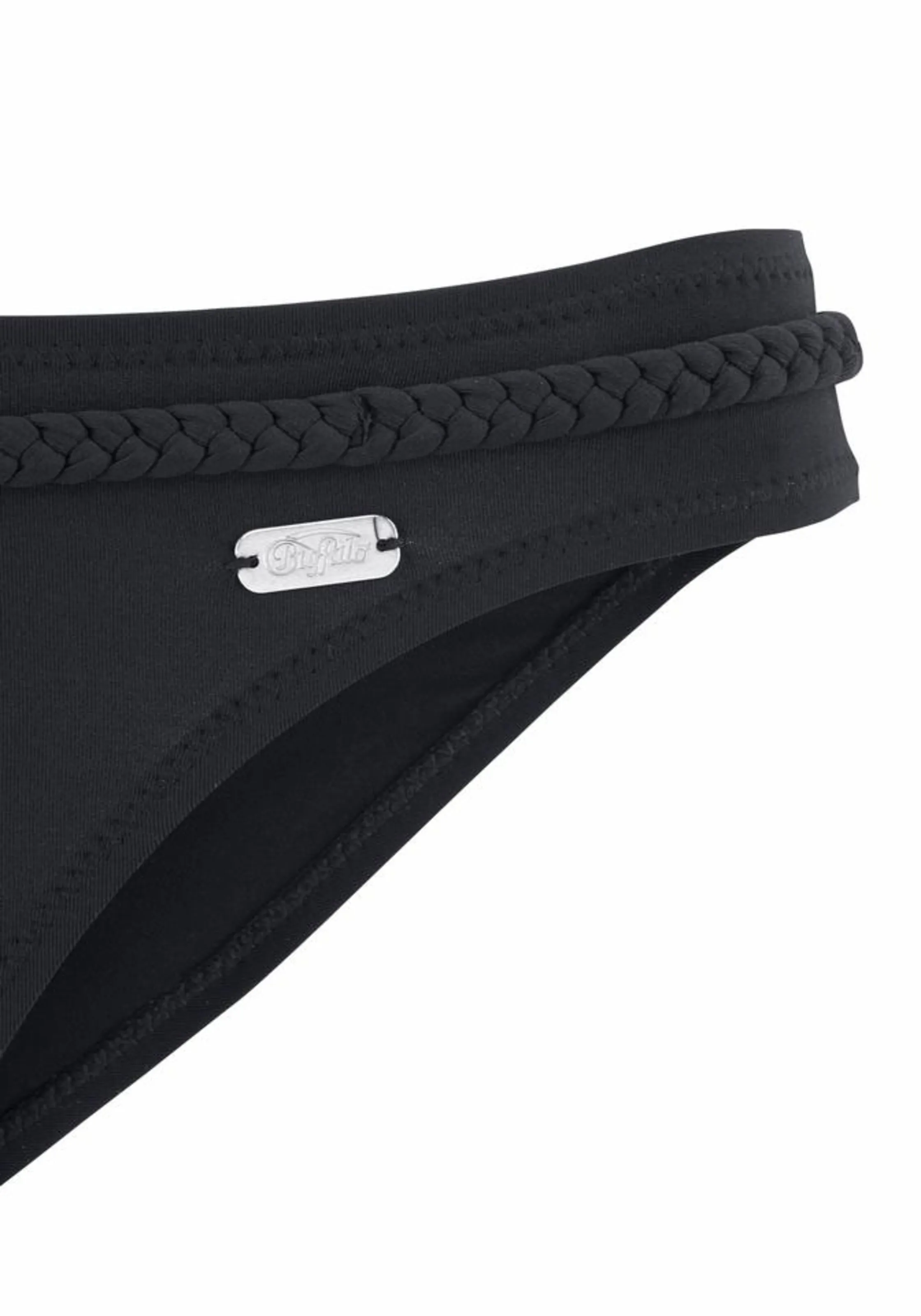 BUFFALO Bikini-Hose "Happy" in Schwarz