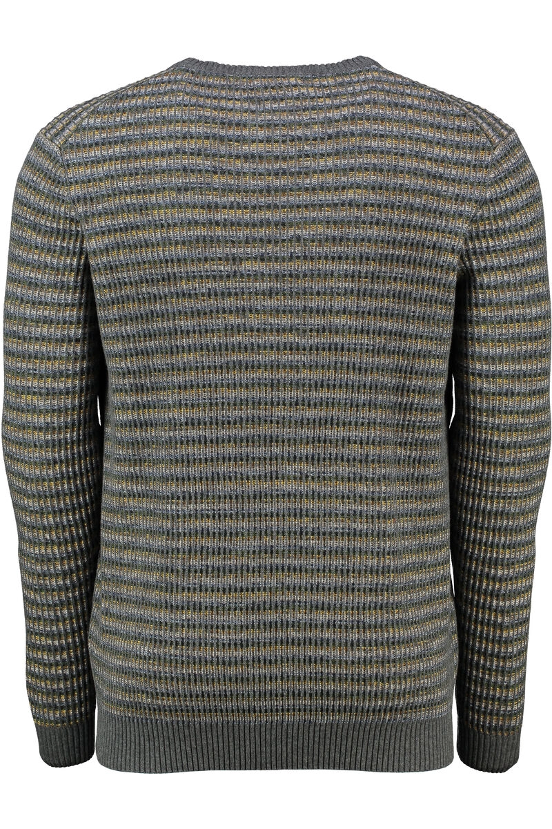 camel active Rundhals Pullover multicolour gestreift