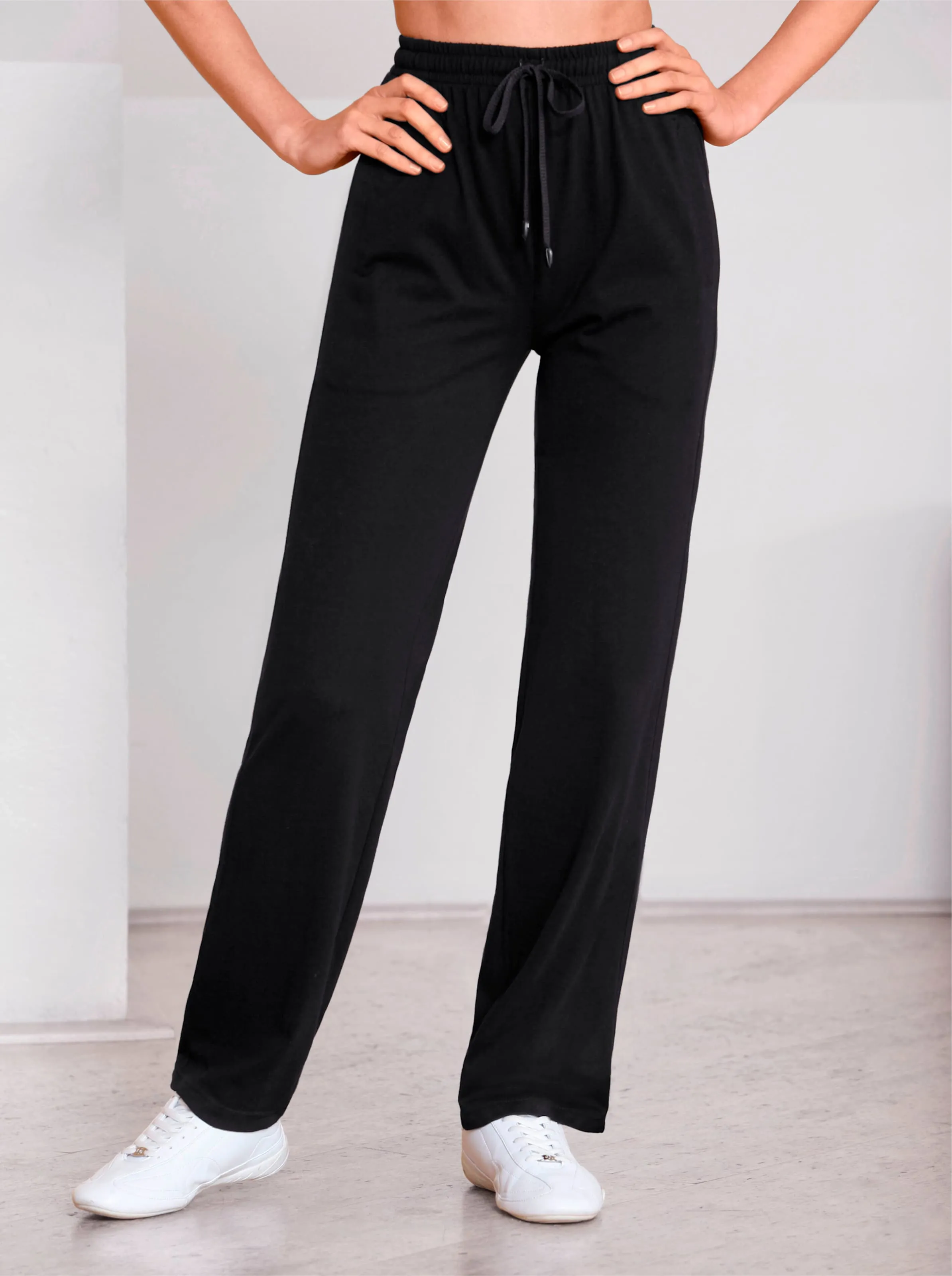 Catamaran Sports Freizeithose in schwarz + marine