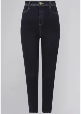 Collectif Lulu Skinny 50's Jeans Indigo