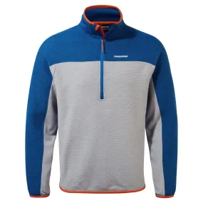 Craghoppers - Herren Gregor HZ Fleece Fleecejacke Pullover, grau blau