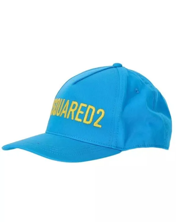   Dsquared2  Technicolor Light Blue Baseball Cap Blue
