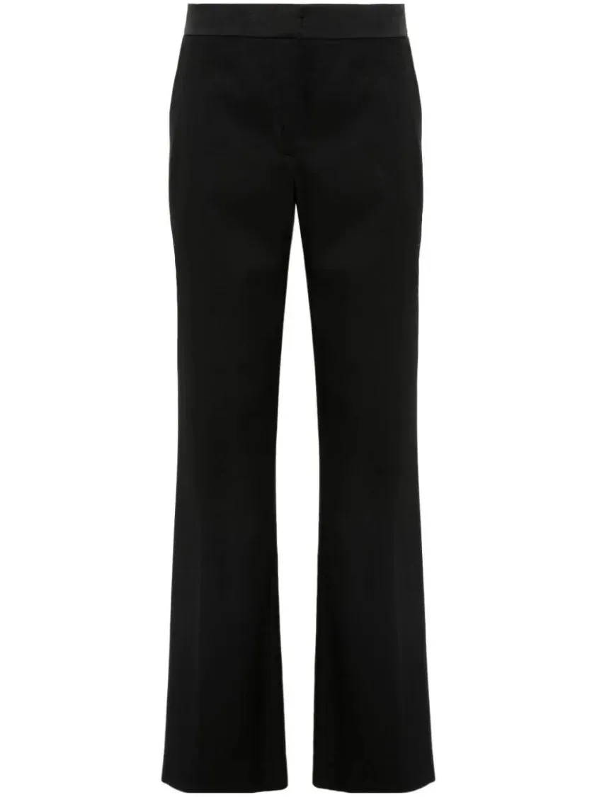   Genny  Black Wool Trousers Black