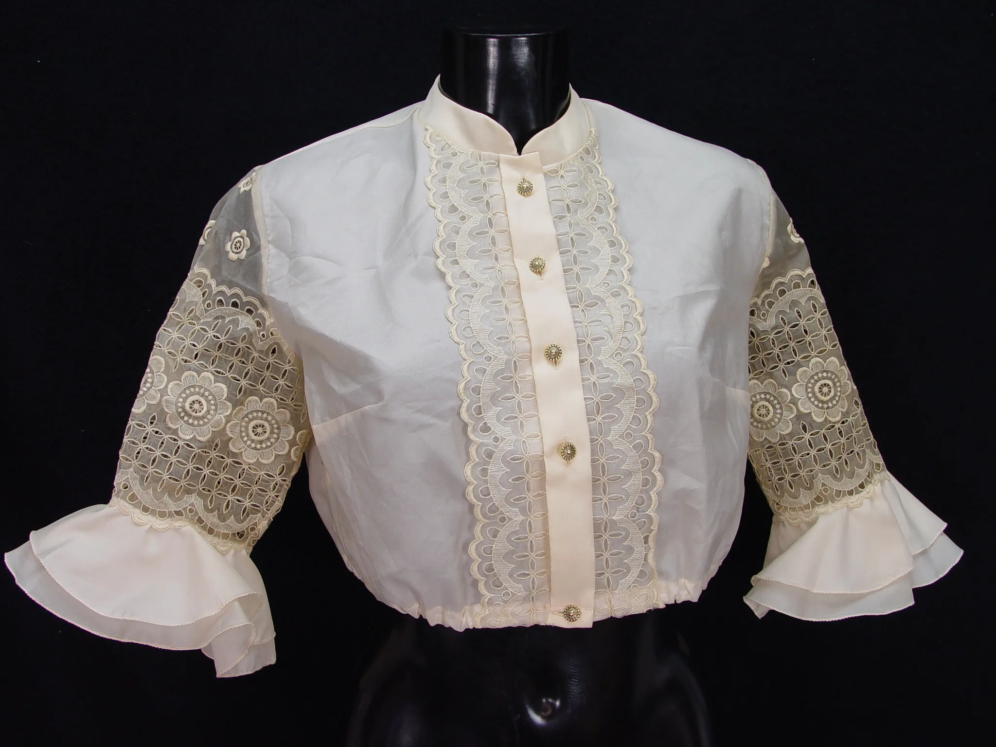 Gr.42 Dirndlbluse Bluse für Dirndl Original Badego Trachtenbluse B7072