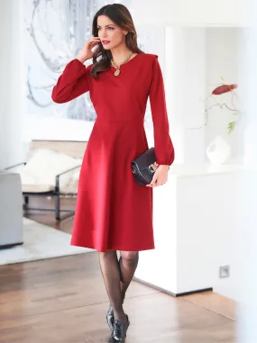 heine Jersey-Kleid in rot