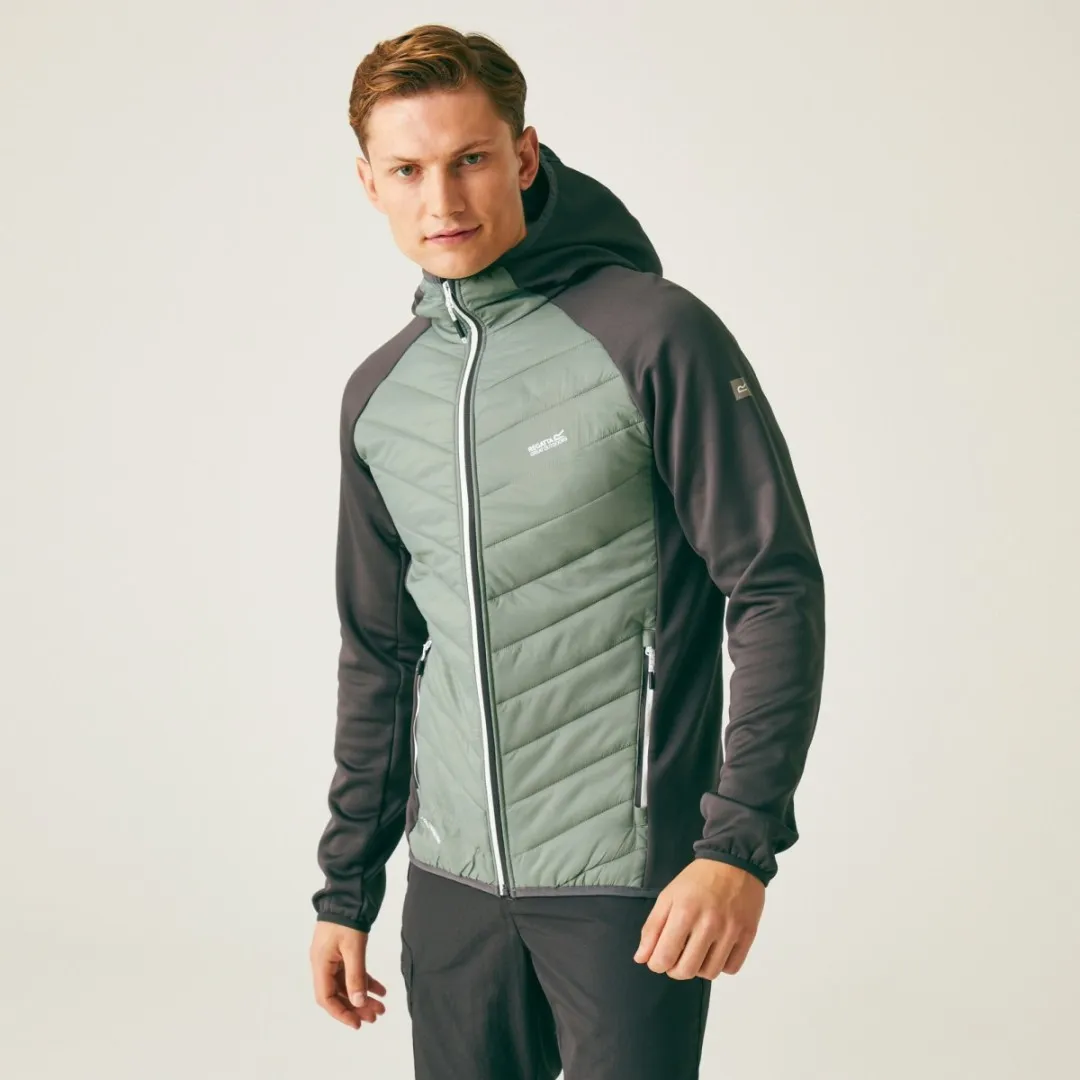 Herren-Hybridjacke Regatta ANDRESON VIII grau grün M