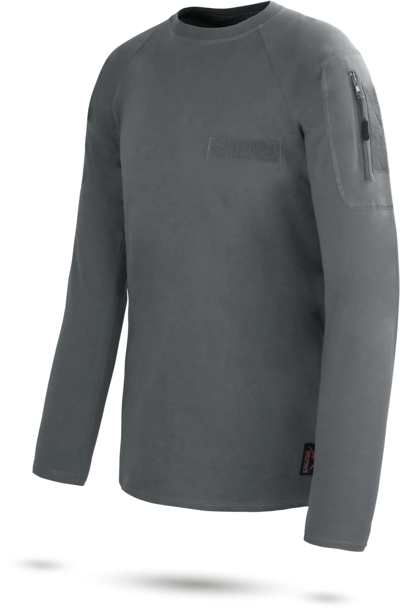 Herren Langarmshirt „Major“ Grau