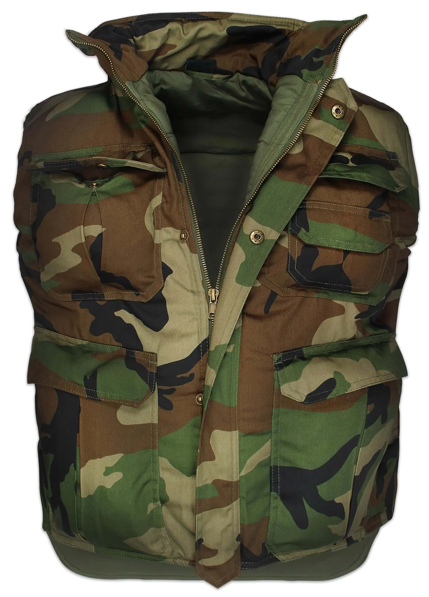 Herren US ARMY Steppweste „Opasquia“ Woodland