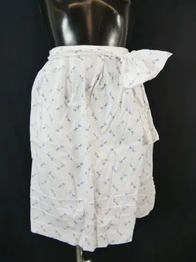 Mittellange Dirndlschürze weiß Dirndl Schürze Baumwolle mit Muster TS2318