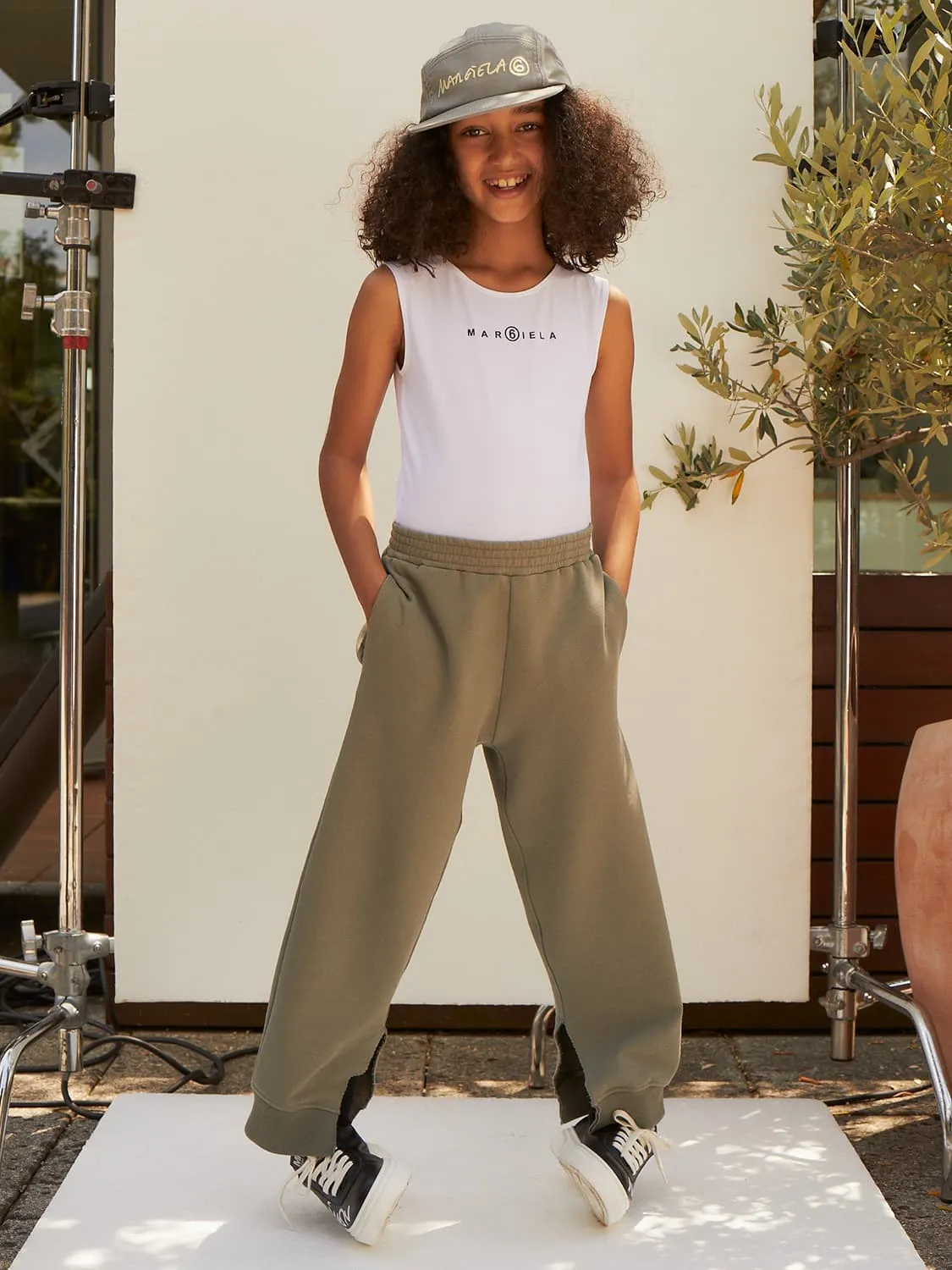 MM6 Maison Margiela sweatpants Green