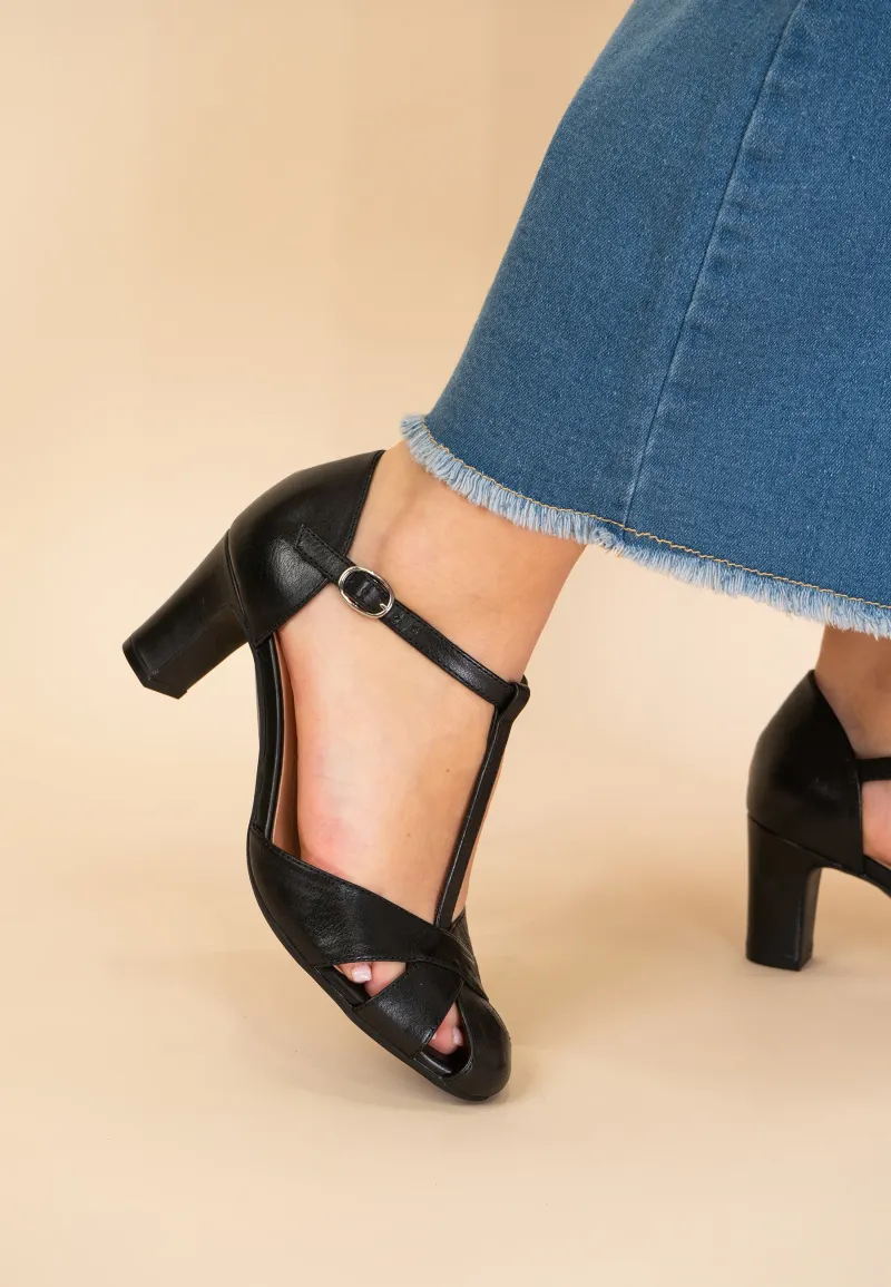 NINON Elegante Salomé-Sandalen mit Absatz