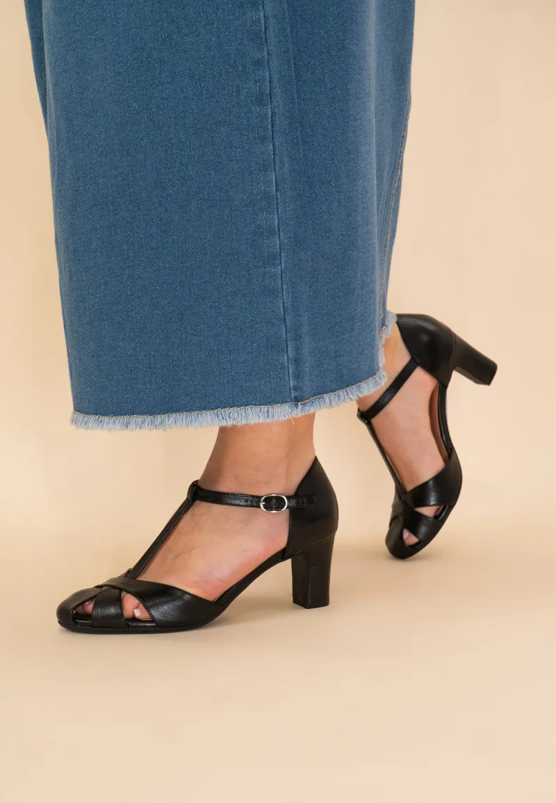 NINON Elegante Salomé-Sandalen mit Absatz