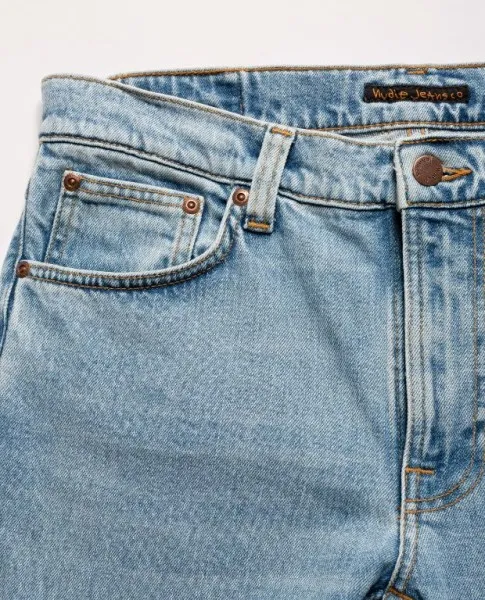 Nudie Jeans Herren Hose Lean Dean Calm Blues
