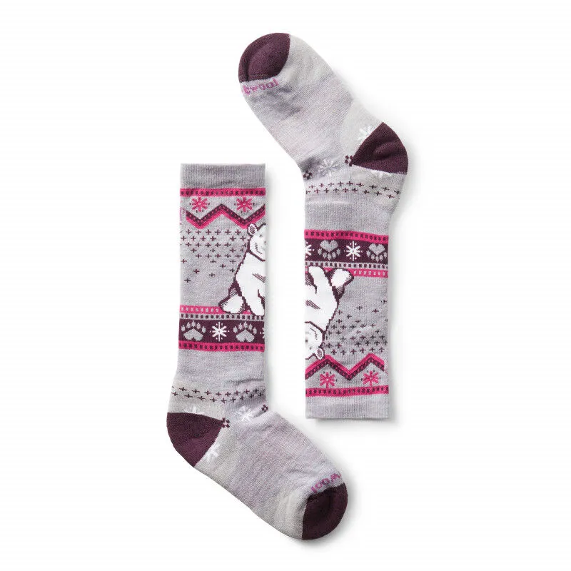 Smartwool Wintersport Full Cushion Polar Bear Pattern OTC - Socken - Kind