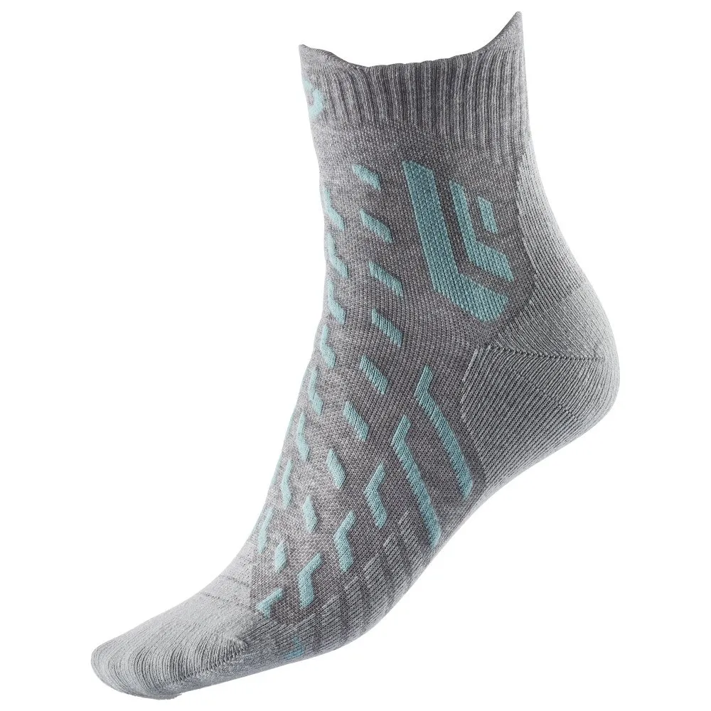Socken Therm-Ic ---Trekking Cool Light Ankle Lady Gris Clair Turquoise