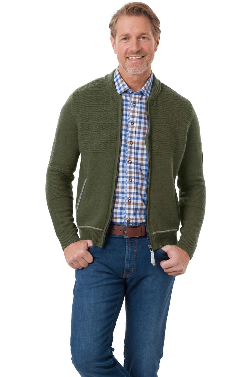 SPIETH & WENSKY Strickjacke Talheim oliv