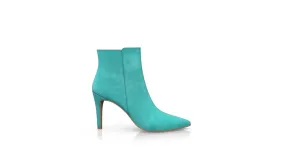 Spitze Stiefeletten mit hohem Absatz
