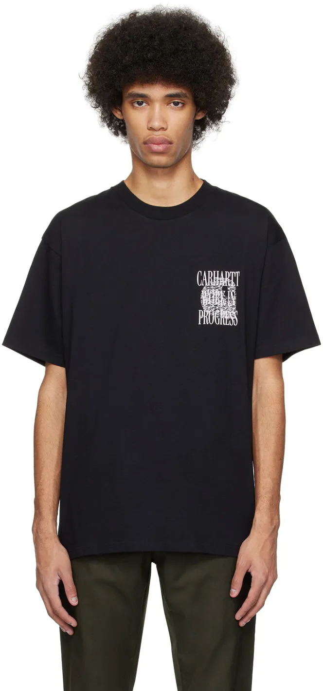T-shirt Carhartt WIP Black 'Always a WIP' Graphic T-Shirt I033174