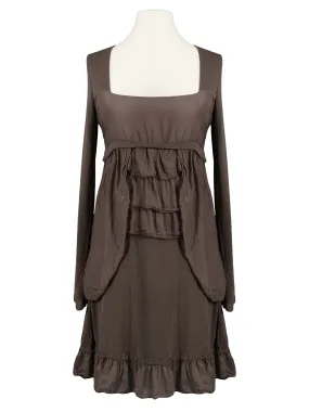 Tunika Kleid mit Volant für Damen in  braun von les freres