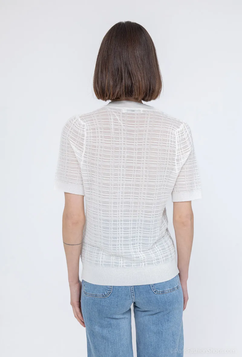 Waffelstrick-T-Shirt